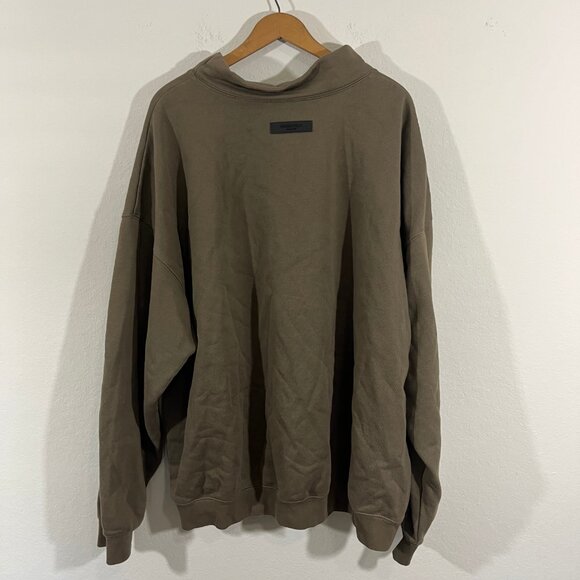 Essentials Fear of God Men's Brown Pullover Sweatshirt Size XXL - Picture 8 of 14